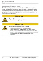 Preview for 10 page of Vision & Control 2-05-608 Instructions For Use Manual