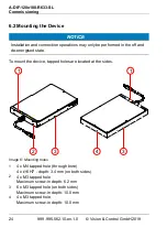 Предварительный просмотр 24 страницы Vision & Control A-DIF-120x180-R633-SL Instructions For Use Manual