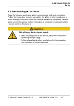 Предварительный просмотр 11 страницы Vision & Control A-DIF-60x90-G525-SL Instructions For Use Manual