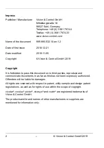 Preview for 2 page of Vision & Control DL30x30-IR850/UDC/-a Instructions For Use Manual