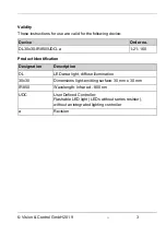 Preview for 3 page of Vision & Control DL30x30-IR850/UDC/-a Instructions For Use Manual