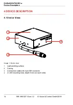 Preview for 14 page of Vision & Control DL60x60-B470/UDC/-a Instructions For Use Manual