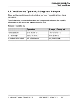 Preview for 21 page of Vision & Control DL60x60-R633/UDC/-a Instructions For Use Manual