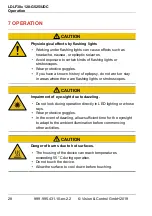 Preview for 28 page of Vision & Control LDLF30x120-G525/UDC Instructions For Use Manual