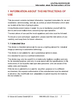 Preview for 7 page of Vision & Control LDLF30x120-R633/UDC Instructions For Use Manual