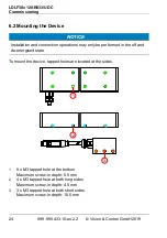 Preview for 24 page of Vision & Control LDLF30x120-R633/UDC Instructions For Use Manual