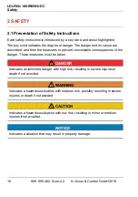 Preview for 10 page of Vision & Control LDLF60x180-IR850/UDC Instructions For Use Manual