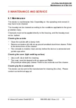 Preview for 31 page of Vision & Control LDLF60x180-IR850/UDC Instructions For Use Manual