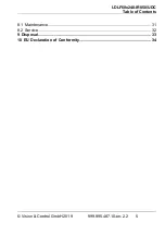 Preview for 5 page of Vision & Control LDLF60x240-IR850/UDC Instructions For Use Manual