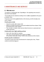 Preview for 31 page of Vision & Control LDLF60x240-IR850/UDC Instructions For Use Manual