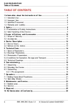 Preview for 4 page of Vision & Control SLB-500-B450-P-24V Instructions For Use Manual