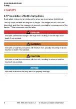 Preview for 8 page of Vision & Control SLB-500-B450-P-24V Instructions For Use Manual