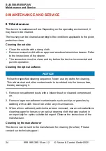 Предварительный просмотр 24 страницы Vision & Control SLB-500-IR850-P-24V Instructions For Use Manual