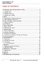 Preview for 4 page of Vision & Control SLB-500-W5K7-P-24V Instructions For Use Manual