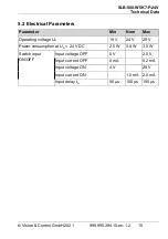 Preview for 15 page of Vision & Control SLB-500-W5K7-P-24V Instructions For Use Manual