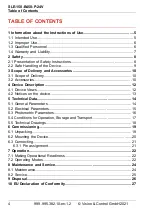 Preview for 4 page of Vision & Control SLE-150-B450-P-24V Instructions For Use Manual