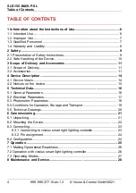 Preview for 4 page of Vision & Control SLE-150-B460-P-SL Instructions For Use Manual