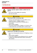 Предварительный просмотр 26 страницы Vision & Control TZB28-B450-P-SL Instructions For Use Manual