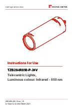 Vision & Control TZB28-IR850-P-24V Instructions For Use Manual preview