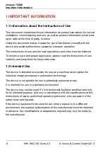 Preview for 6 page of Vision & Control Vicosys 5400 Instructions For Use Manual