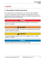 Preview for 9 page of Vision & Control Vicosys 5400 Instructions For Use Manual