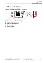 Preview for 17 page of Vision & Control Vicosys 5400 Instructions For Use Manual