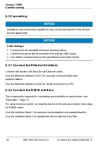 Preview for 42 page of Vision & Control Vicosys 5400 Instructions For Use Manual