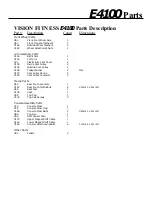 Preview for 3 page of Vision Fitness E4100 Assembly Instructions Manual