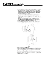 Предварительный просмотр 6 страницы Vision Fitness E4100 Assembly Instructions Manual