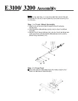 Preview for 4 page of Vision Fitness Fitness Cycle E3100 Assembly Instructions Manual