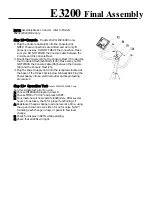 Preview for 9 page of Vision Fitness Fitness Cycle E3100 Assembly Instructions Manual