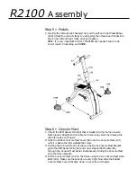 Preview for 6 page of Vision Fitness R2100 Assembly Instructions Manual