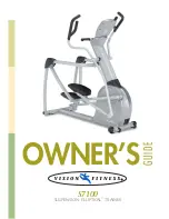 Preview for 1 page of Vision Fitness S7100 Owner'S Manual