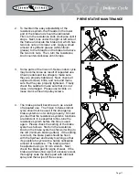 Preview for 17 page of Vision Fitness V-Series Indoor Cycle Owner'S Manual