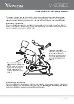 Предварительный просмотр 10 страницы Vision Fitness V-SERIES Owner'S Manual