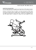 Предварительный просмотр 11 страницы Vision Fitness V-SERIES Owner'S Manual