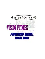 Предварительный просмотр 1 страницы Vision Fitness Vision Series Service Manual