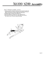 Preview for 5 page of Vision Fitness X6100 Assembly Instructions Manual