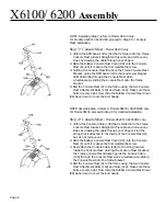 Preview for 6 page of Vision Fitness X6100 Assembly Instructions Manual