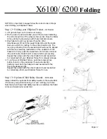 Preview for 11 page of Vision Fitness X6100 Assembly Instructions Manual