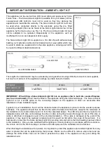 Preview for 2 page of VISION FUTURA VF1300 Installation And User Manual