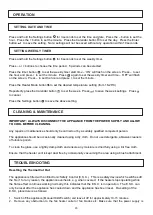 Preview for 15 page of VISION FUTURA VF1300 Installation And User Manual