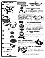 Vision grills CADET Series Setup предпросмотр