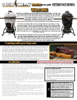 Vision grills Kamado XR402 DELUXE Owner'S Manual предпросмотр