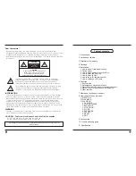 Preview for 2 page of Vision Hi-Tech VA300 Instruction Manual