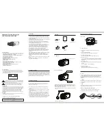 Предварительный просмотр 1 страницы Vision Hi-Tech VC59SFHD2 Quick Installation Manual