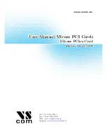 Vision Systems VScom 100E PCIex User Manual preview