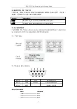 Preview for 9 page of Vision Tech TVP-B Operation Manual