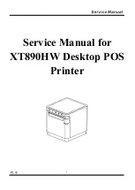 Preview for 1 page of Vision Tech XT890H Series Service Manual