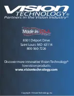 Preview for 20 page of Vision Technology InSight 1808 Owner'S Manual